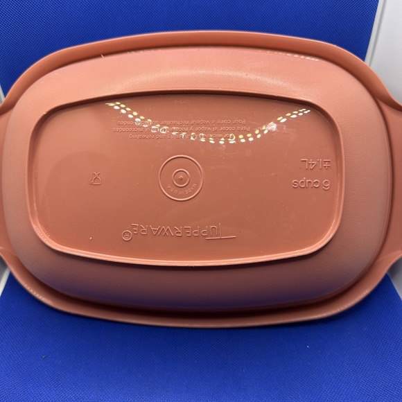 Vintage Tupperware Microwave Food Steamer 6 Cup Mauve Pink 3 Piece 1273-5 VGUC - Picture 5 of 5